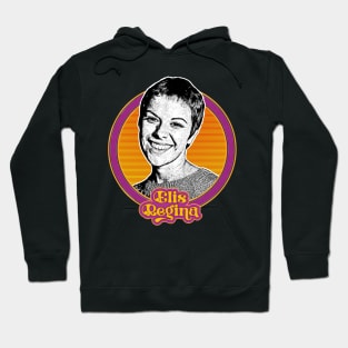 Elis Regina /// Retro Style Fan Art Design Hoodie